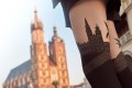 Hurtownia Mirella Rajstopy Krakowskie miastowe widok na kościół Mariacki Gabriella.jpg