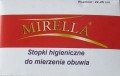 Hurtownia Mirella stopk higieniczne do przymierzania butów 120 szt.