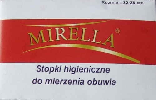 Hurtownia Mirella stopk higieniczne do przymierzania butów 120 szt.