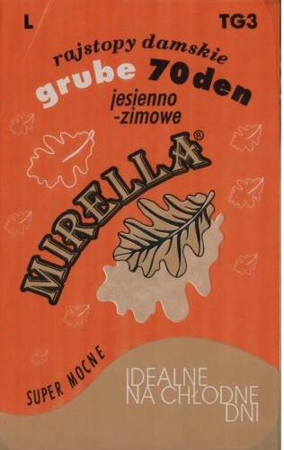 Hurtownia Mirella Rajstopy damskie Poliamid Grube 70den rozm.L-3 mały klin Mirella